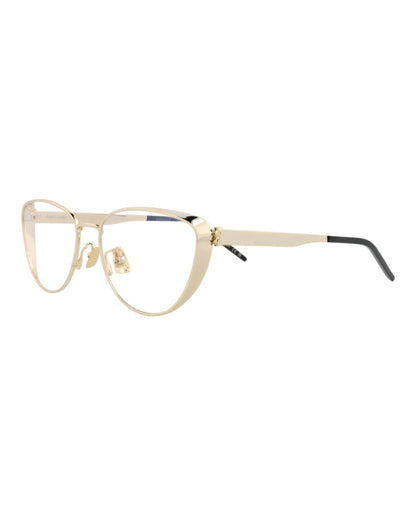 Saint Laurent Cat Eye-Frame Metal Optical Frames