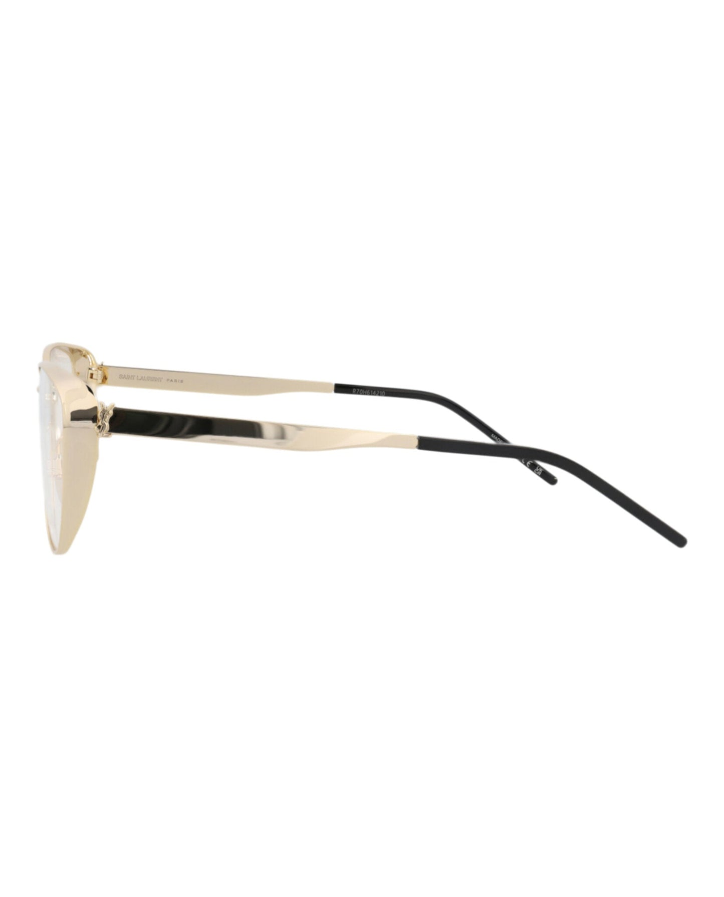Saint Laurent Cat Eye-Frame Metal Optical Frames