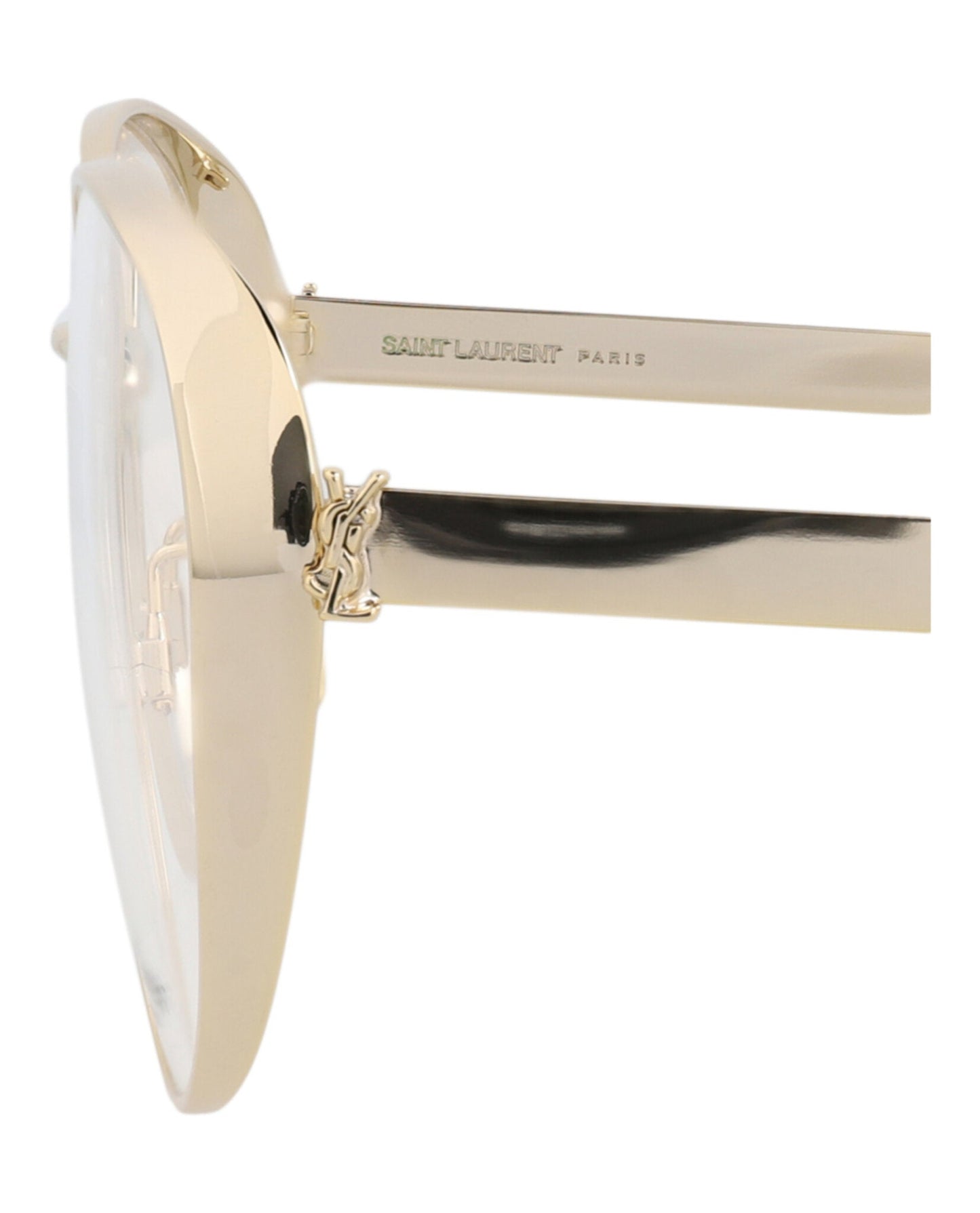 Saint Laurent Round-Frame Metal Optical Frames