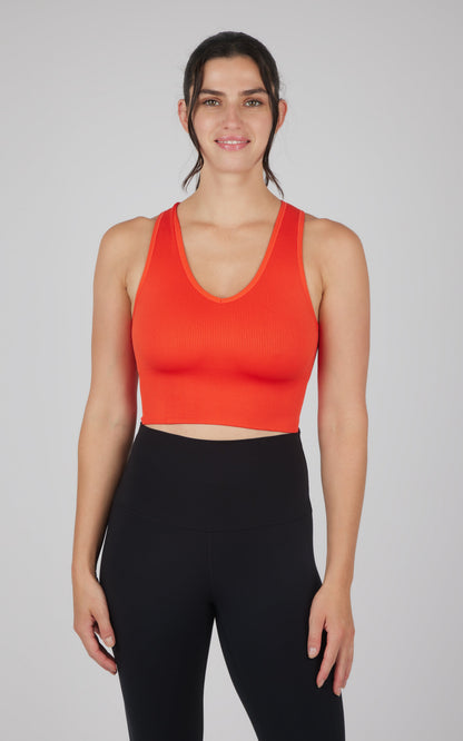 2 PK Ribbed V-Neck Tank Top