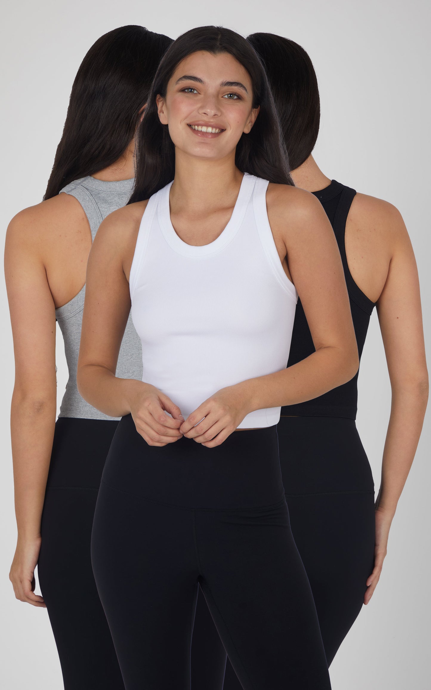 3 PK Ribbed Racerback Tank - Our Stone Story