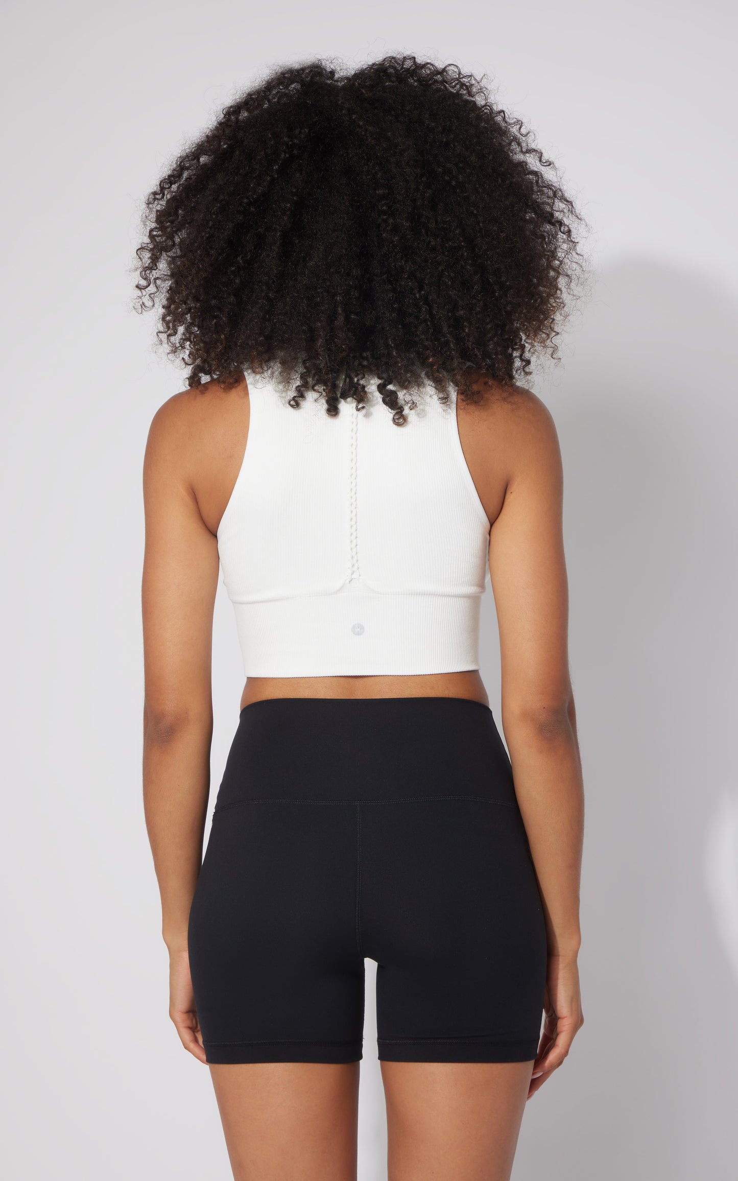 2 PK Ribbed Seamless V-Neck Cropped Tank Top - Our Cafe Story