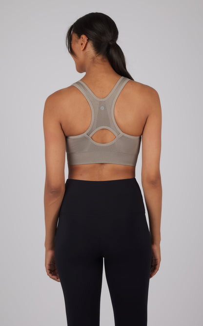 2 PK Full Zip Seamless Bra