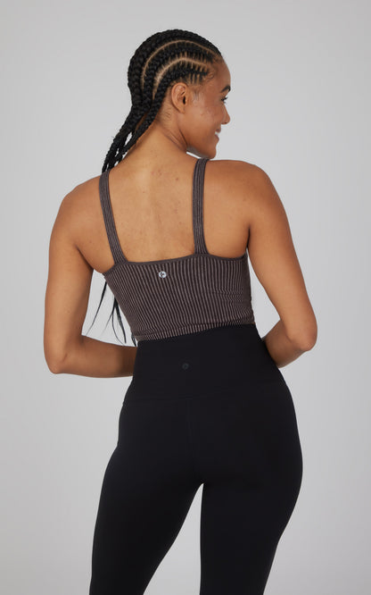 2 PK Stone Wash V-Neck Tank
