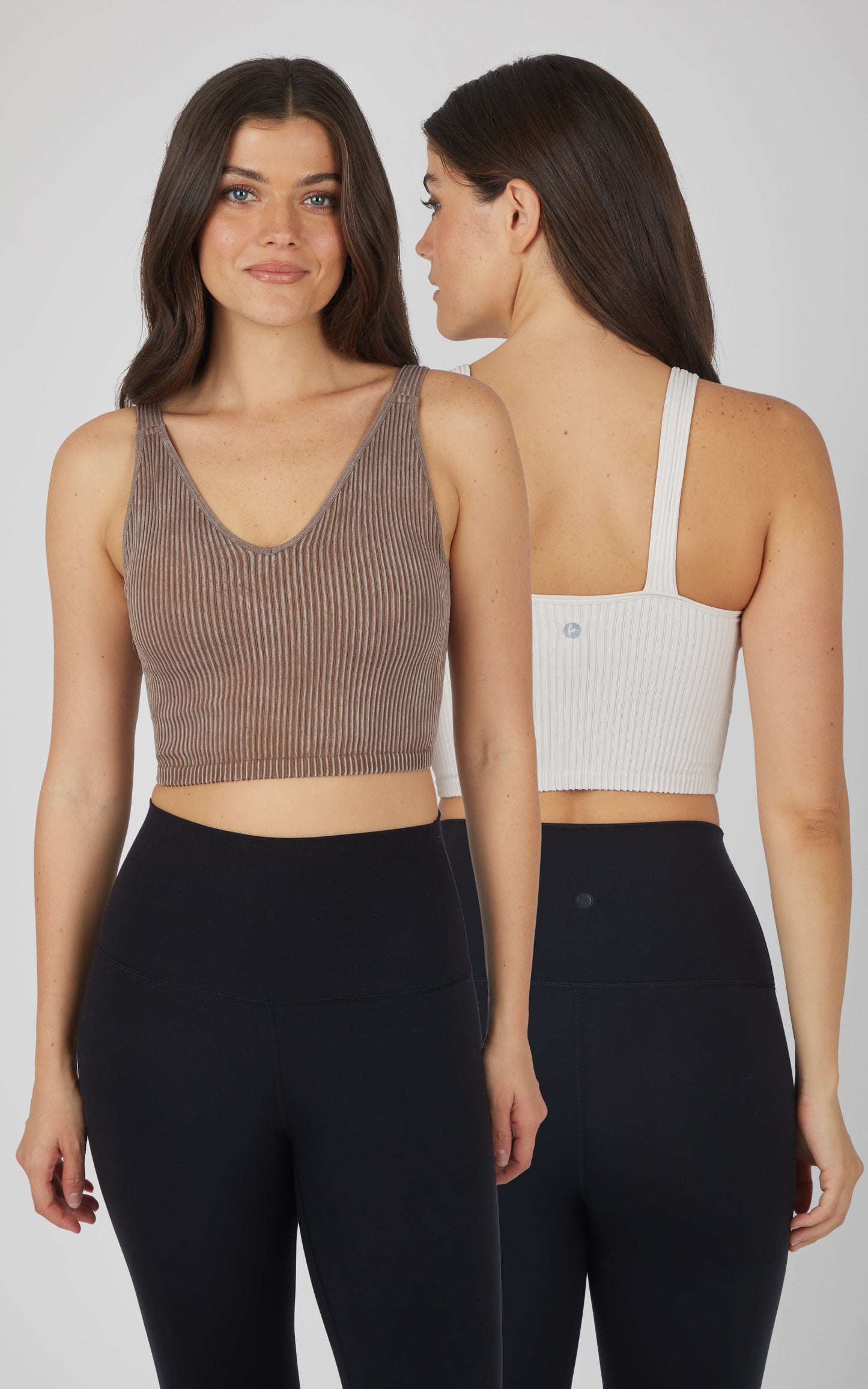 2 PK Stone Wash V-Neck Tank - Our Stone Story