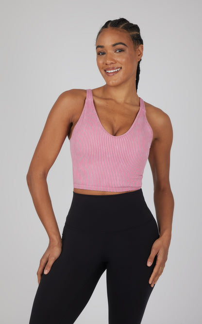 2 PK Stone Wash V-Neck Tank - Our Stone Story