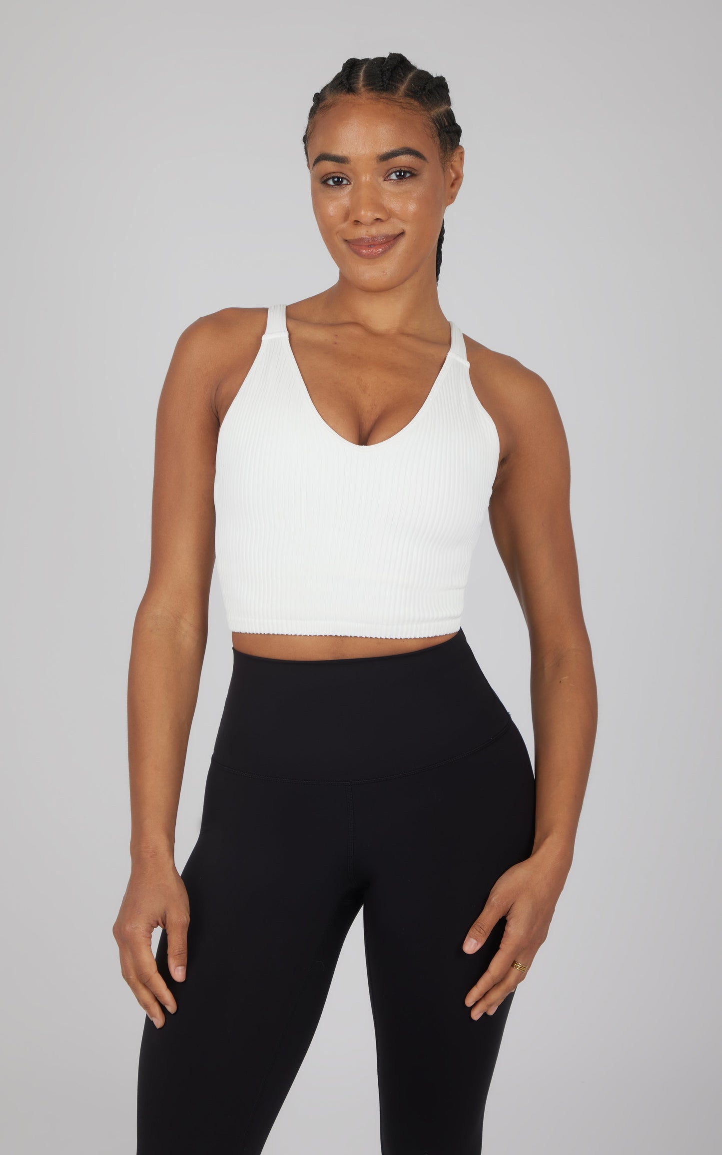 2 PK Stone Wash V-Neck Tank