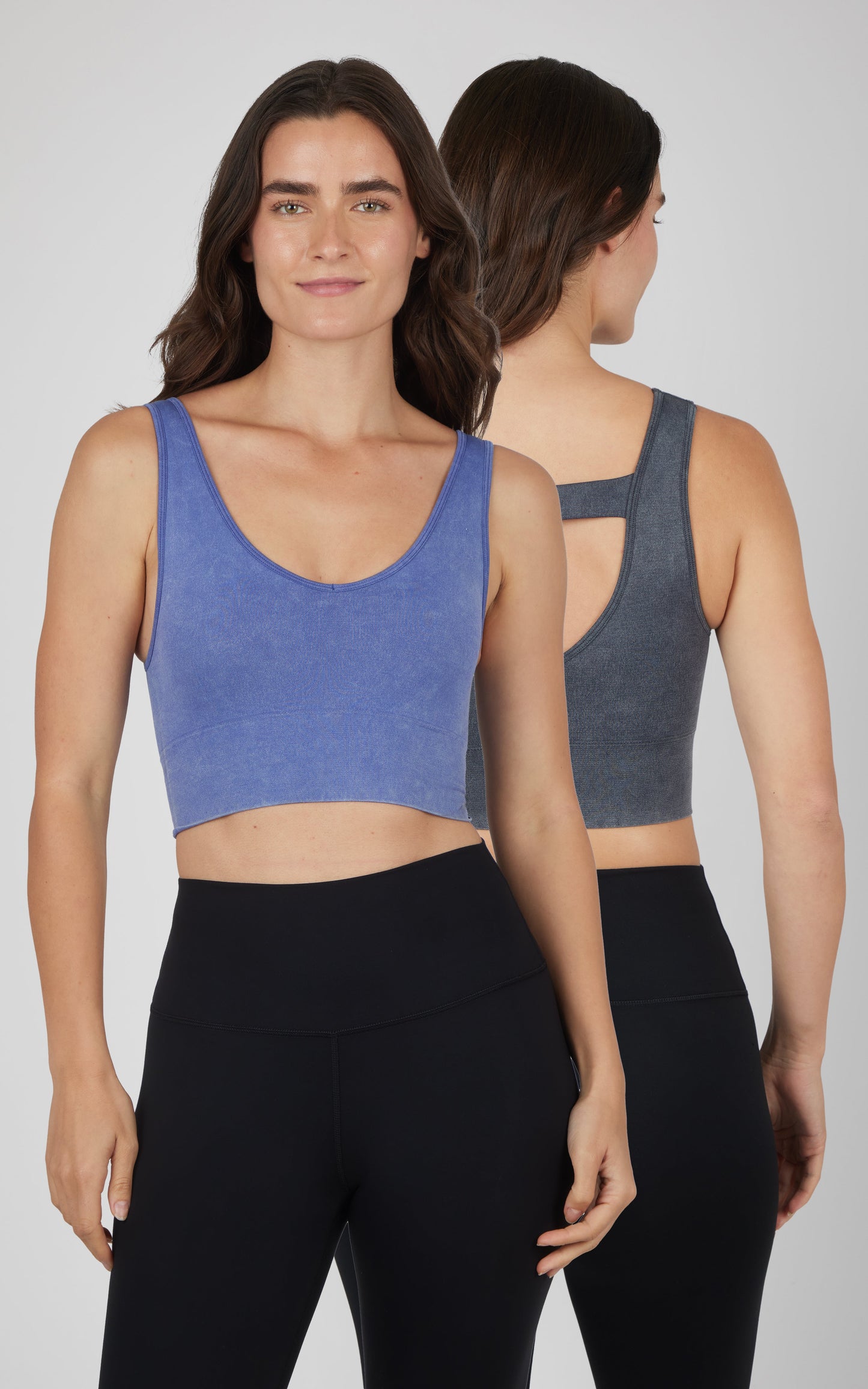 2 PK Stone Wash Bra Tank -Our Stone Story