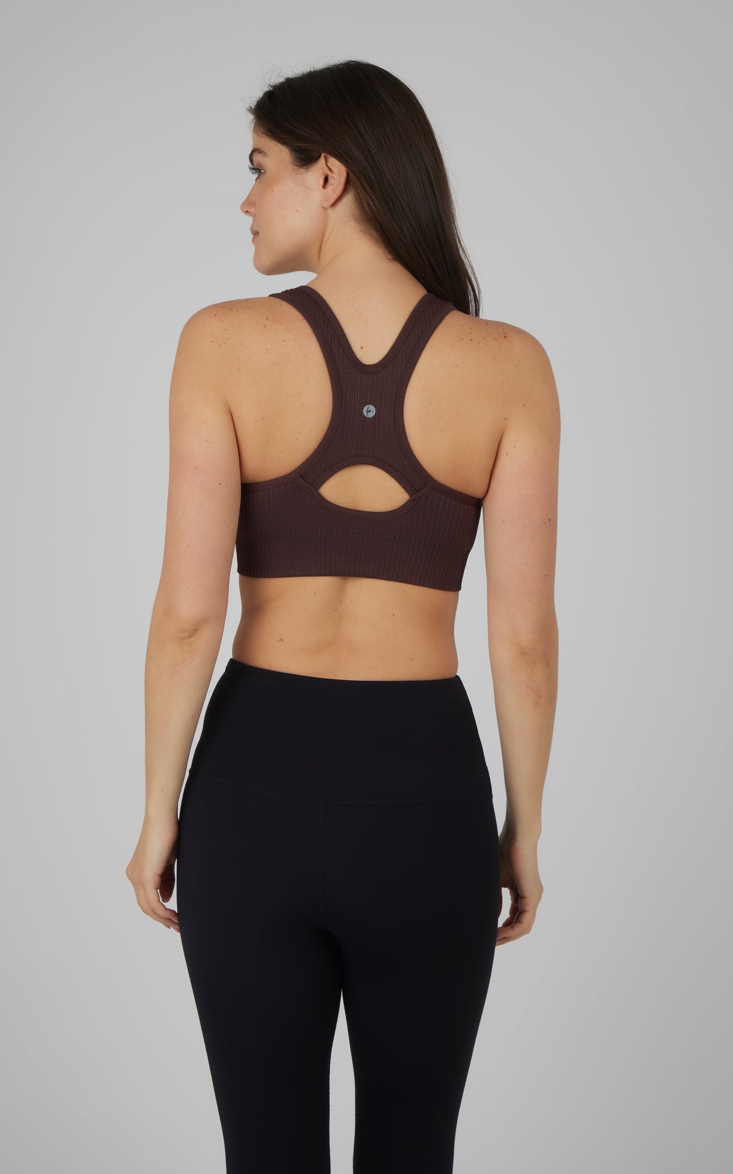 2 PK Seamless Textured Zip Bra Top