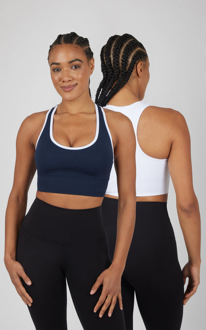 2 PK Seamless Racerback Bra - Our Ocean Core Story