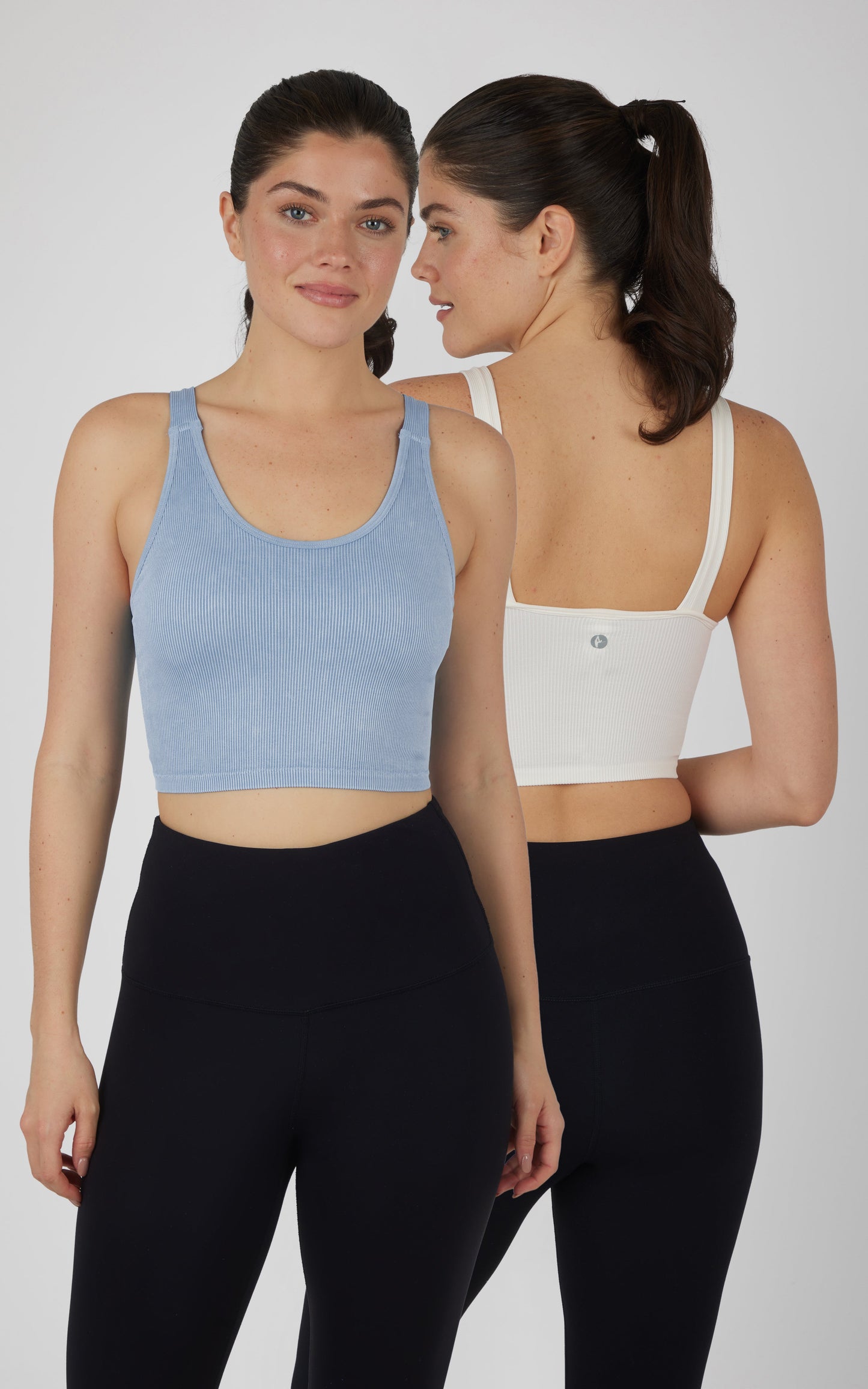 Stonewash 2 PK Scoop Neck Bralette Tank