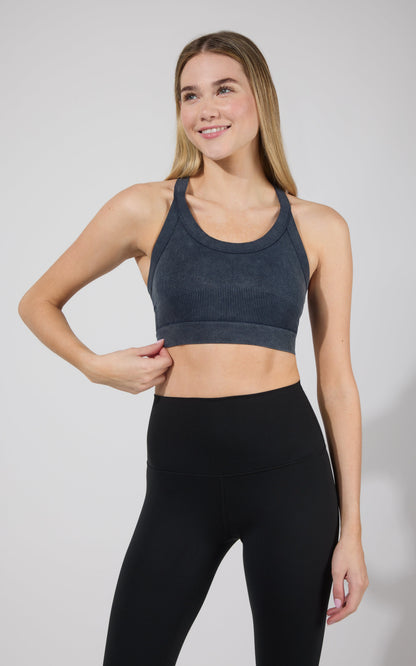2 PK Stone Washed Seamless Marvella Bra Tank