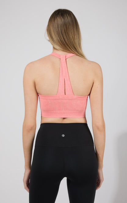 2 PK Stone Washed Seamless Marvella Bra Tank