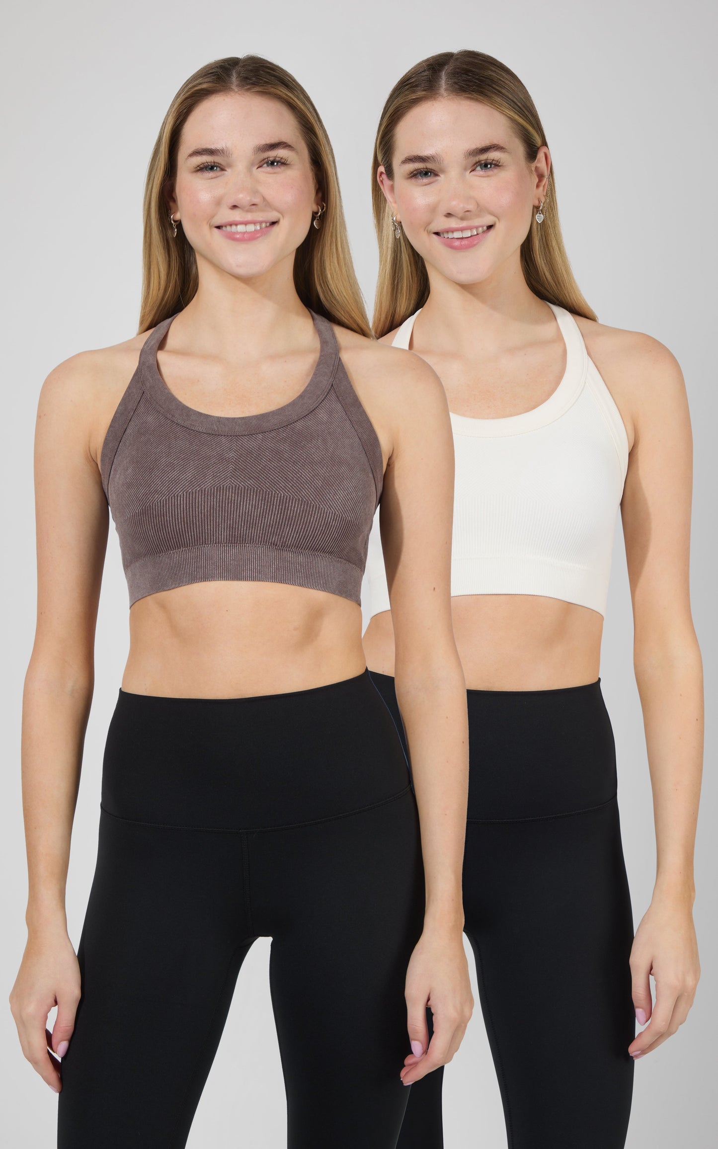 2 PK Stone Washed Seamless Marvella Bra Tank