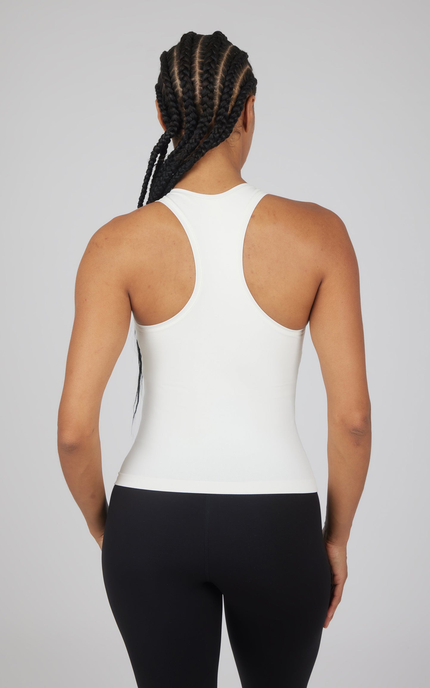 2 PK Seamless Racerback Tank Top with Built in Bra