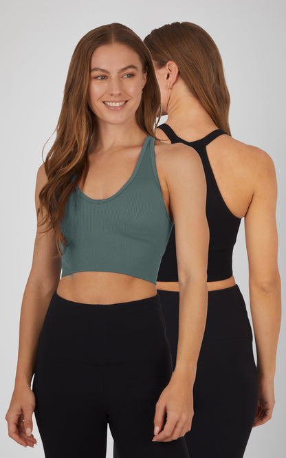 2 PK Ribbed Bralette - Our Earthy Story