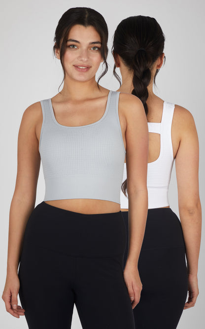 2 PK Waffle Bra