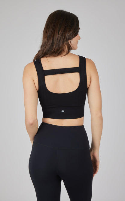 2 PK Seamless Cable Knit Texture Bra Top