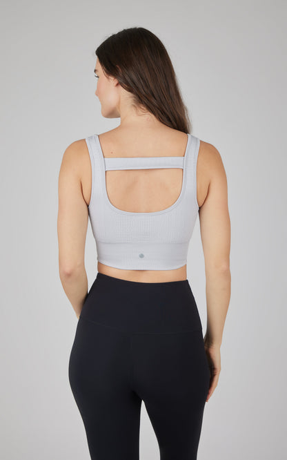 2 PK Seamless Cable Knit Texture Bra Top
