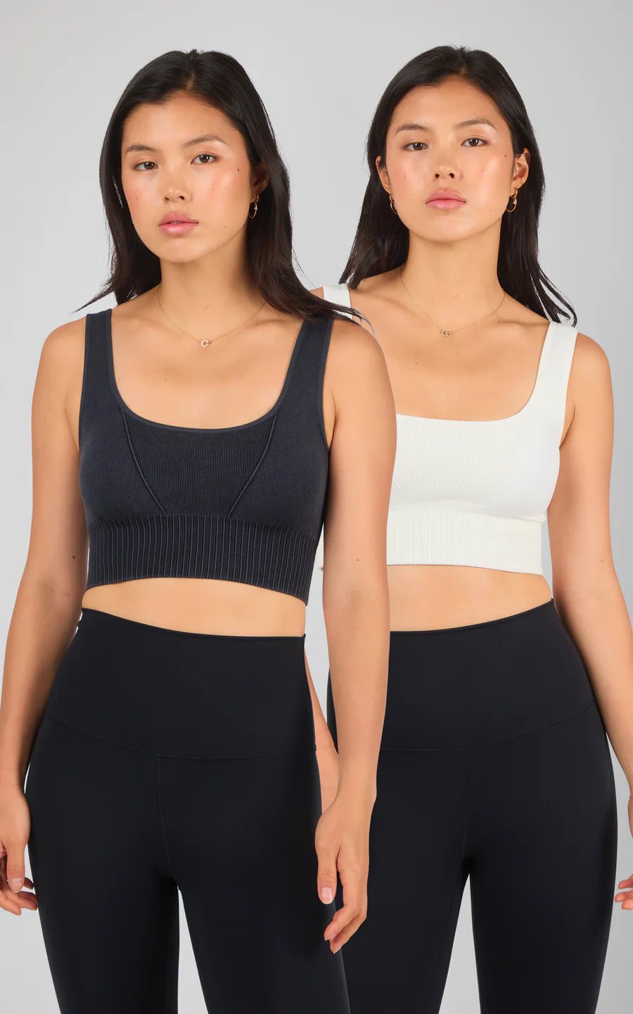 2 PK Stonewash Seamless Bra Tank