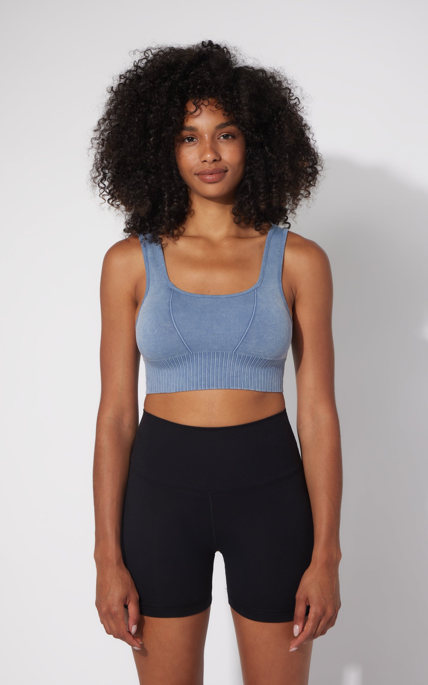 2 PK Stonewash Seamless Bra Tank - Our Cafe Story