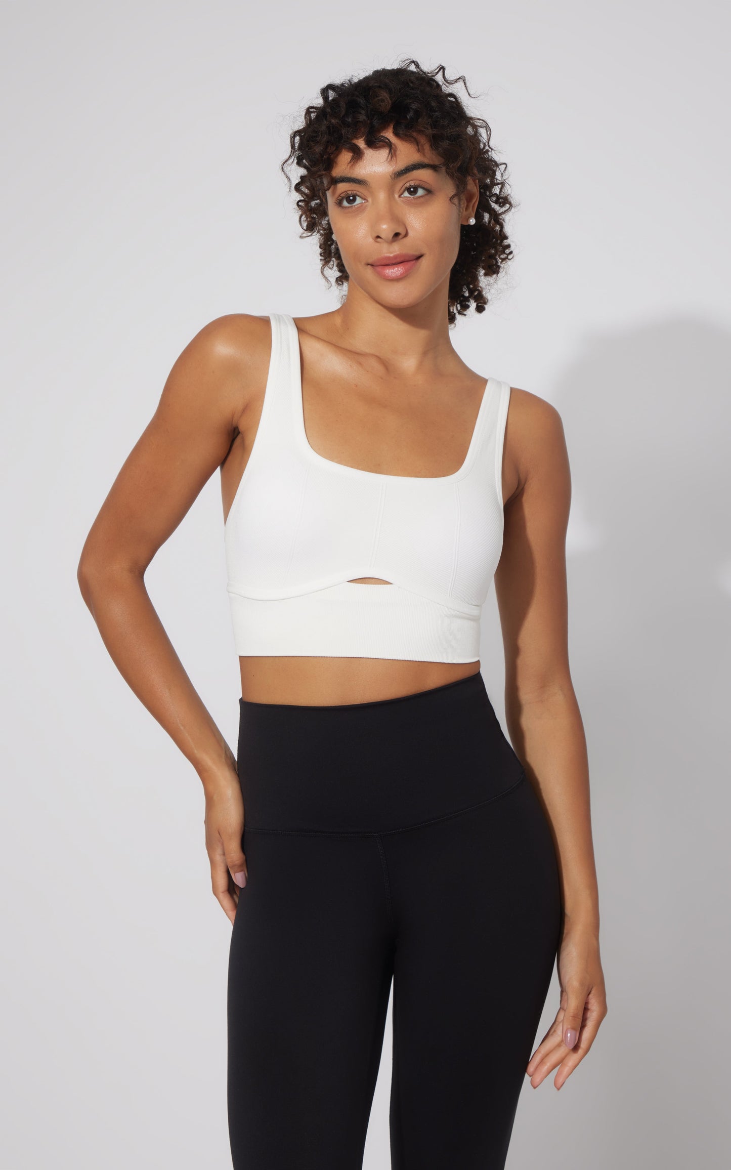 2 PK Stonewash Ribbed Seamless Bra - Our Petal Tone Story