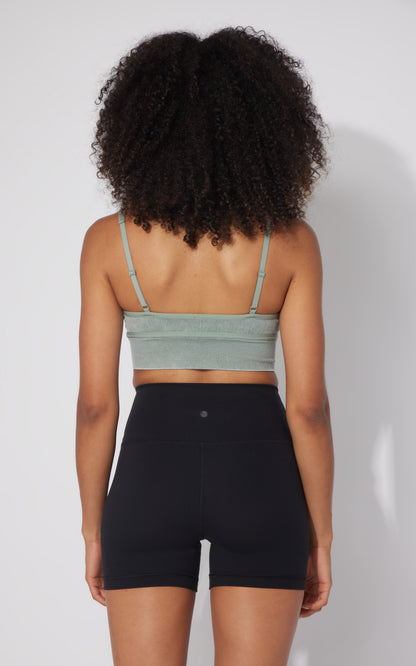 2 PK Stonewash Ribbed Seamless Bra - Our Petal Tone Story