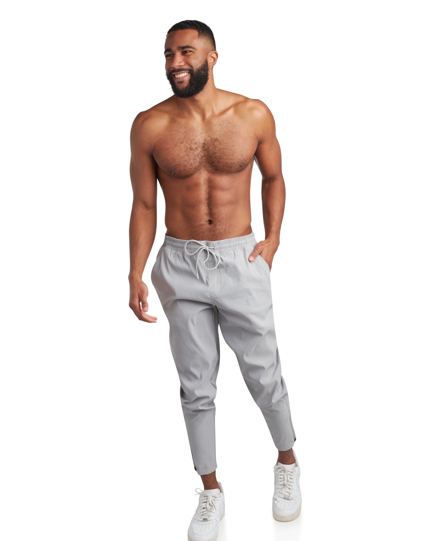 Men's Track Pant - Silver