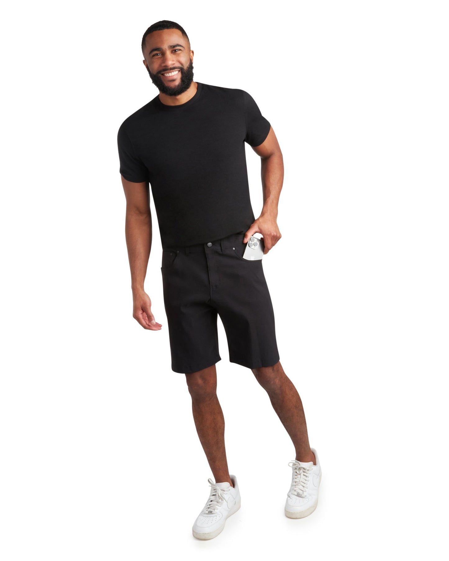 Mens Tech Woven 5 Pocket - Black