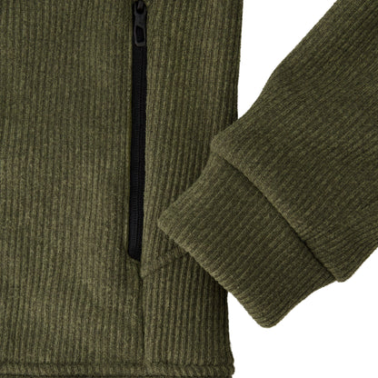 Mens Sherpa Hoodie - Olive