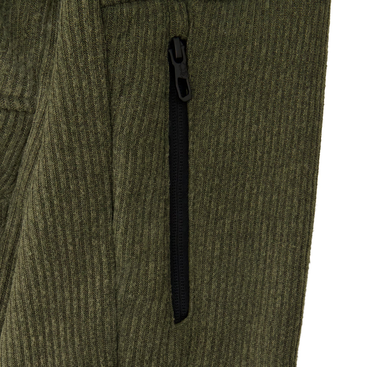 Mens Sherpa Hoodie - Olive