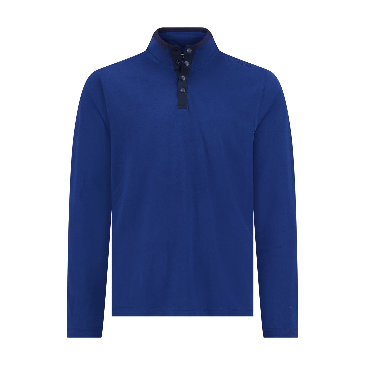 Spyder Men's Marled French Terry Quarter Snap - True Blue
