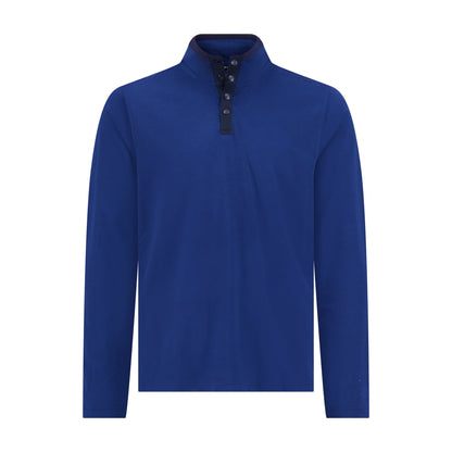 Spyder Men's Marled French Terry Quarter Snap - True Blue