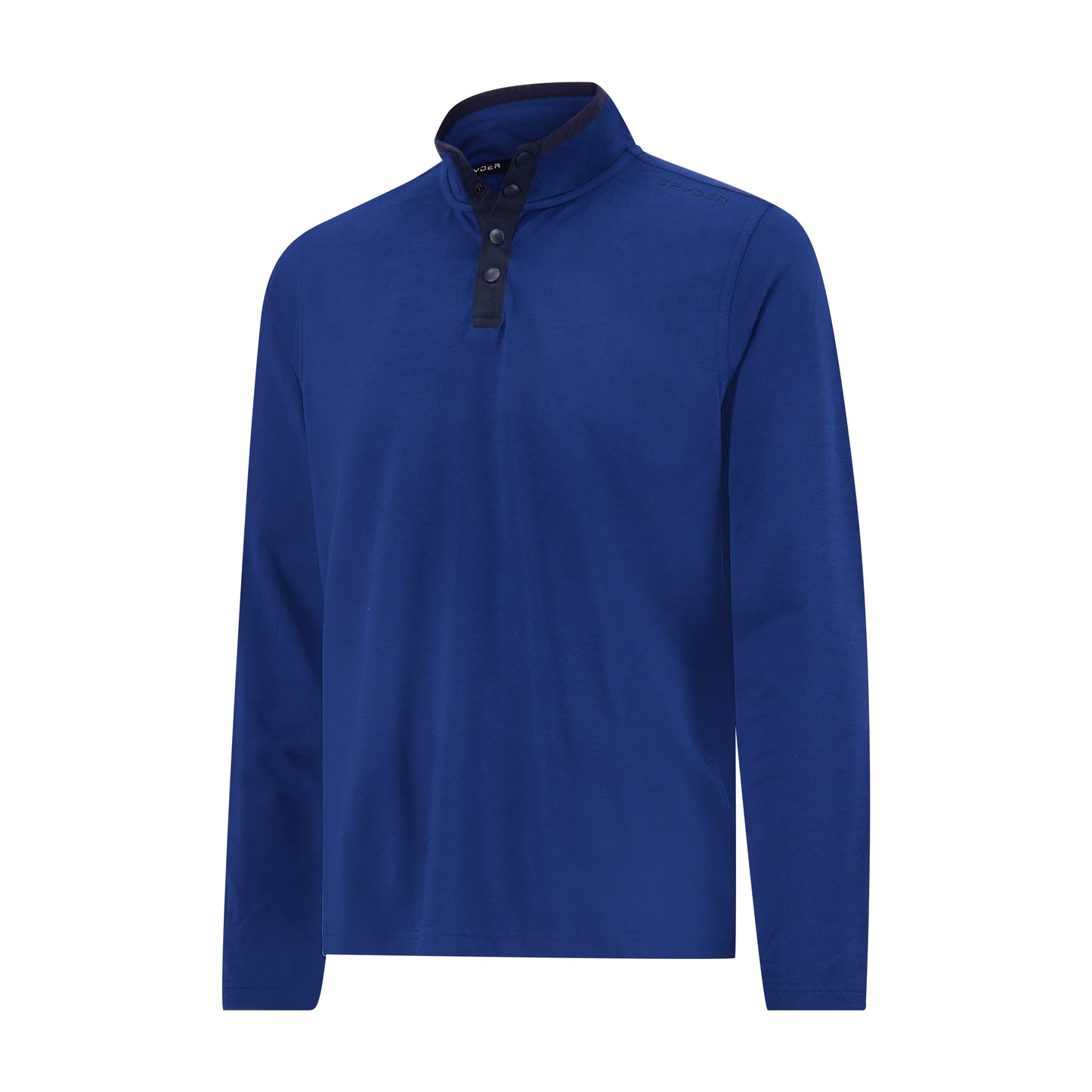 Spyder Men's Marled French Terry Quarter Snap - True Blue