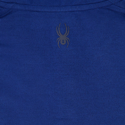 Spyder Men's Marled French Terry Quarter Snap - True Blue