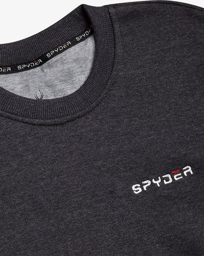 Men's Fleece Crew - Charcoal Heather