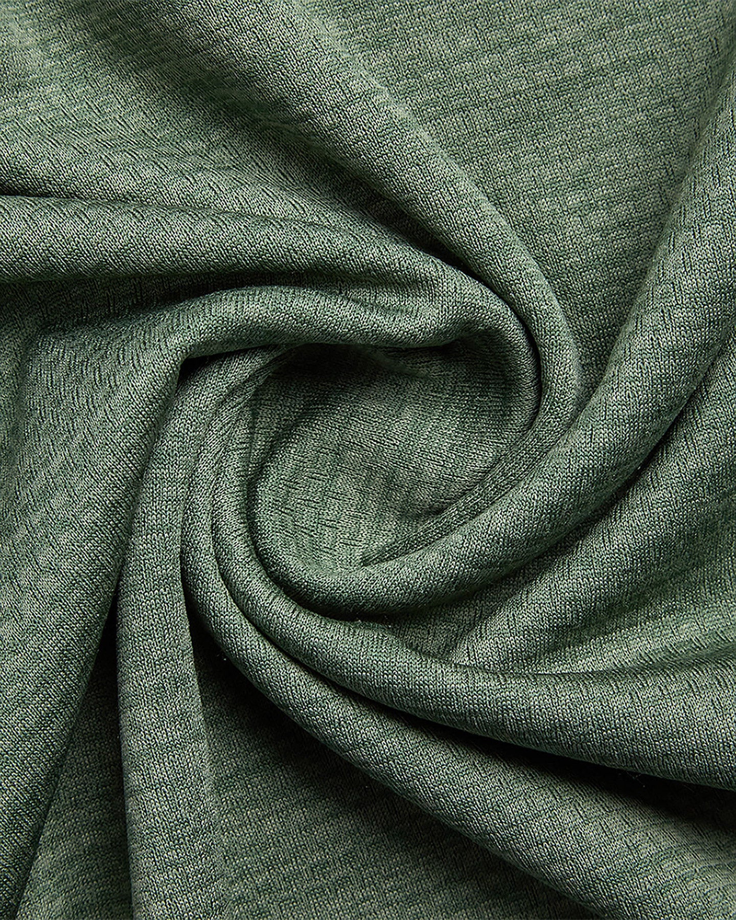 Men's Knit Half Zip - Spruce Green