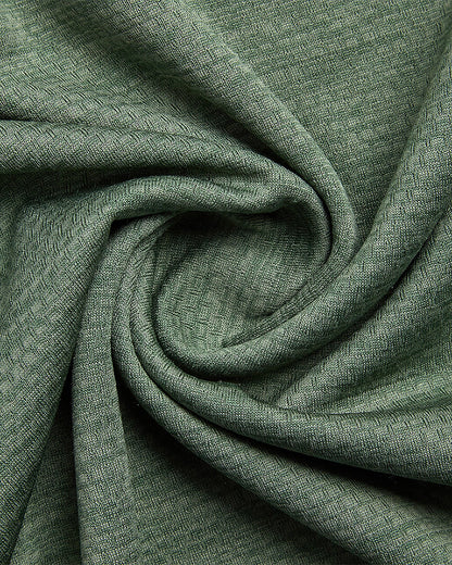 Men's Knit Half Zip - Spruce Green