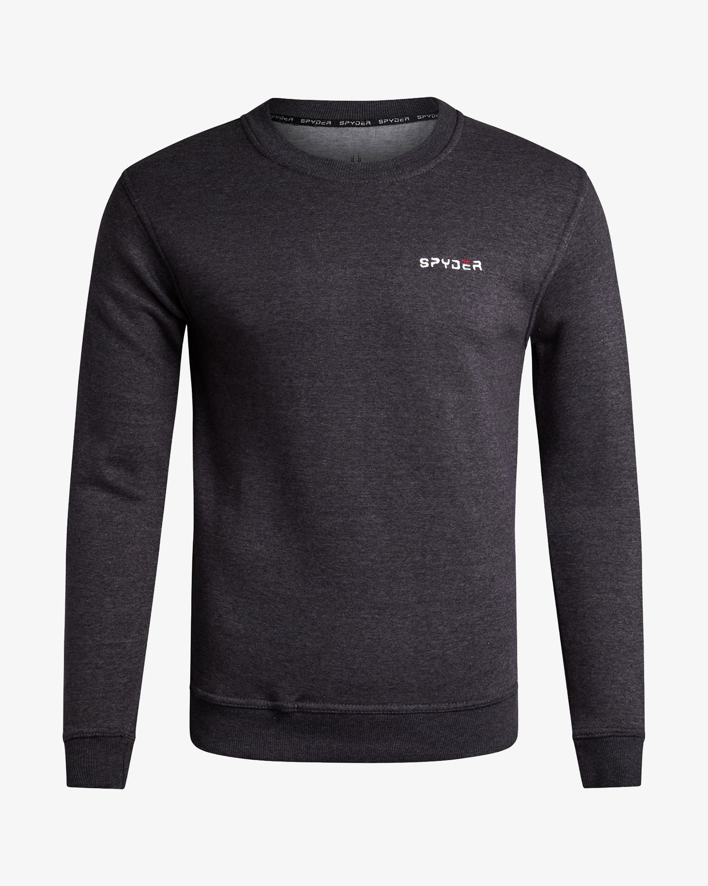 Men's Fleece Crew - Charcoal Heather