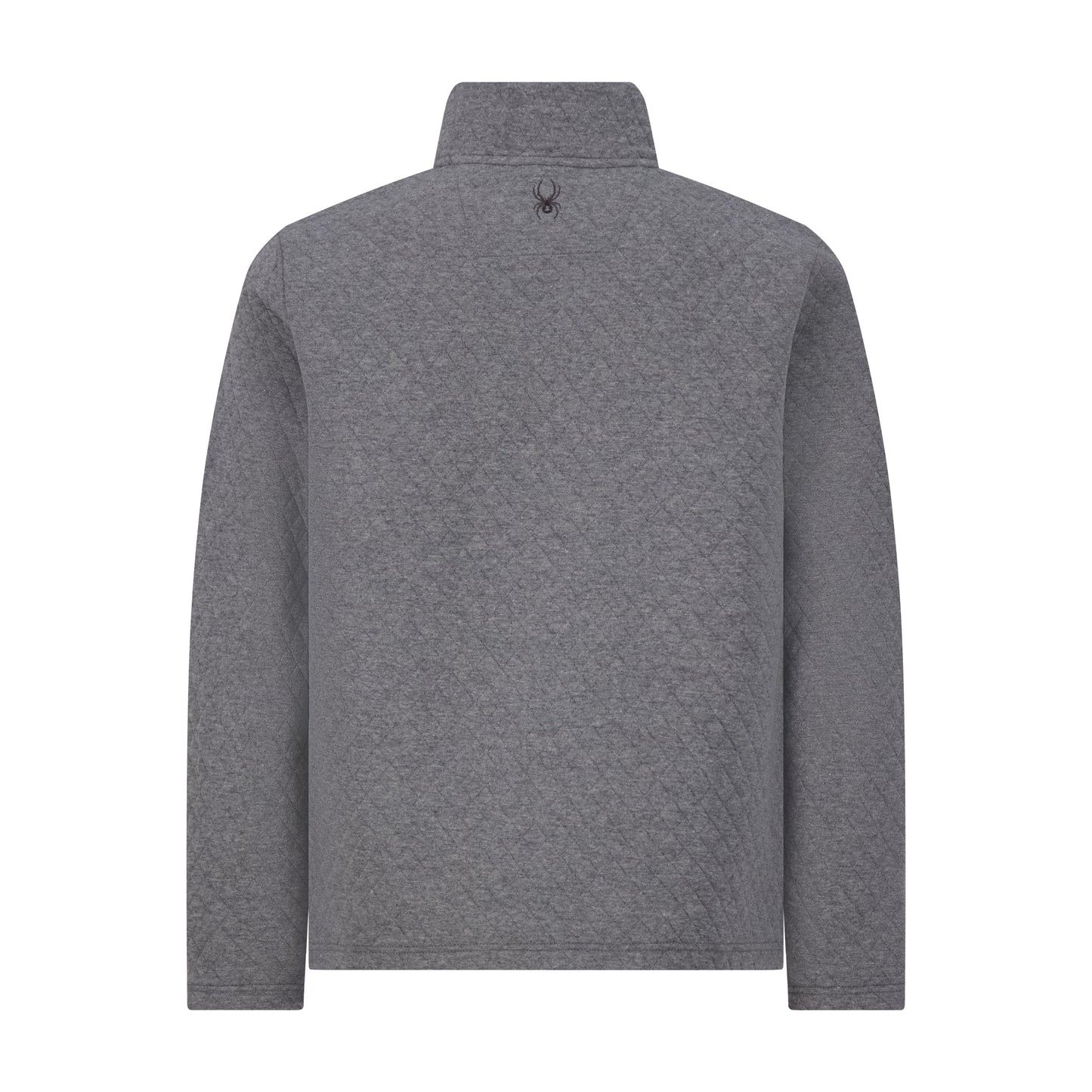 Spyder Men's Diamond Quilt Quarter Zip - Grey