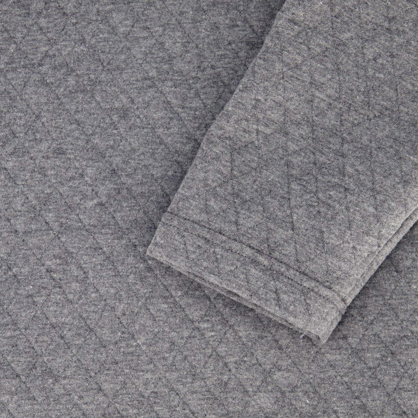 Spyder Men's Diamond Quilt Quarter Zip - Grey
