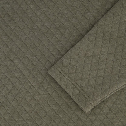 Spyder Men's Diamond Quilt Quarter Zip - Olive