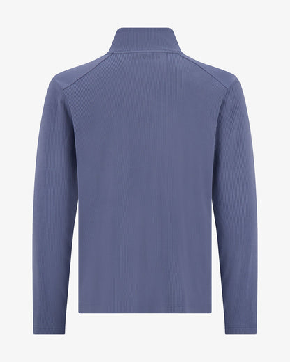 Men's Corduroy Quarter Zip - Midnight Blue