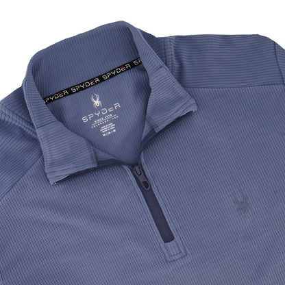 Spyder Men's Corduroy Quarter Zip - Midnight Blue