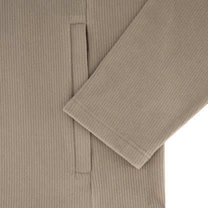 Spyder Men's Corduroy Double Knit Quarter Zip - Timber