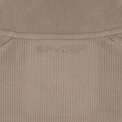 Spyder Men's Corduroy Double Knit Quarter Zip - Timber