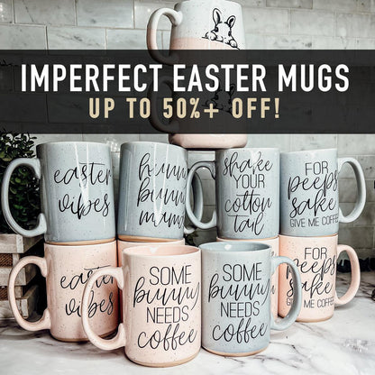 Imperfect Easter Mugs (Read Description) by Gia Roma