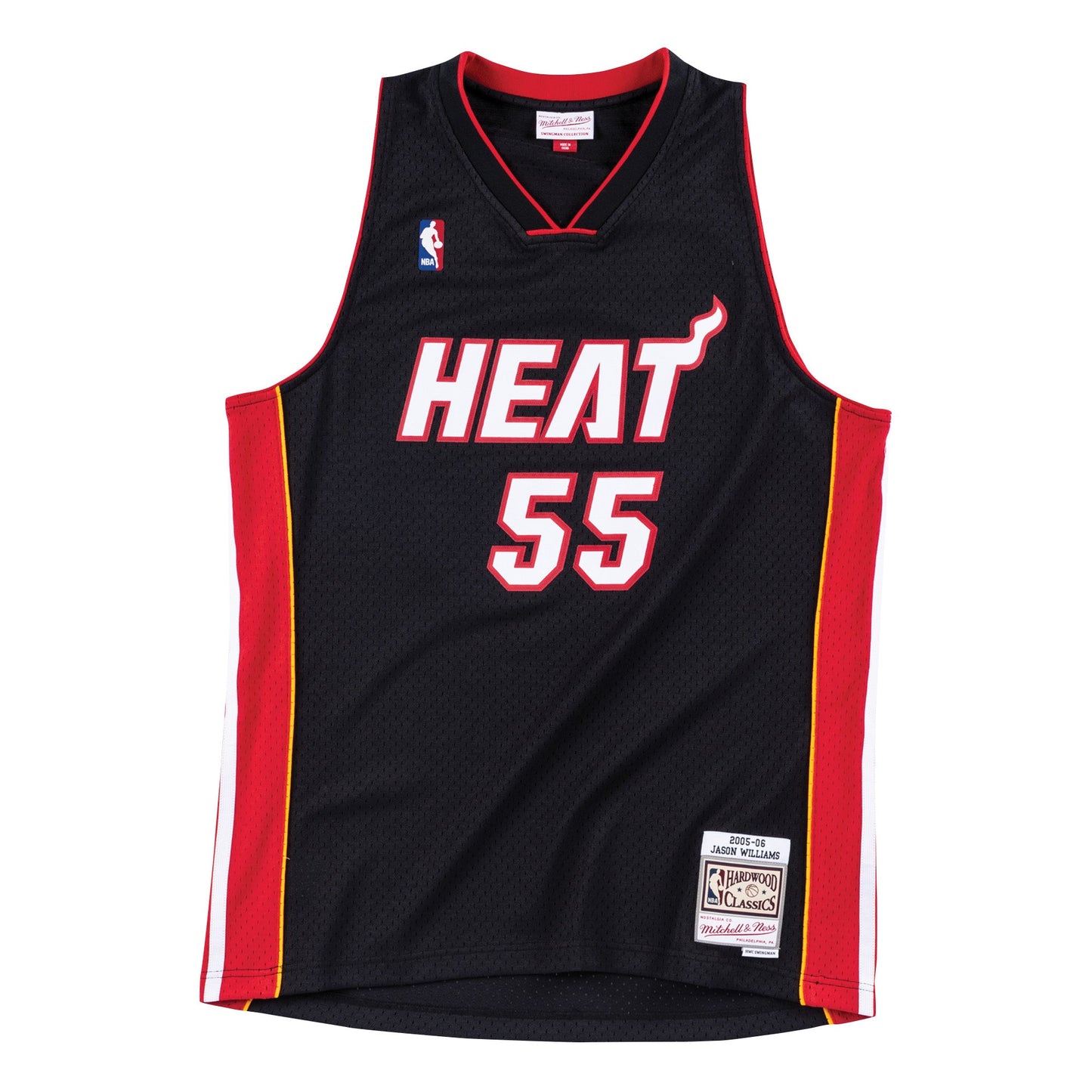 Mitchell & Ness Men's NBA Swingman Road Jersey Heat 05 Jason Williams