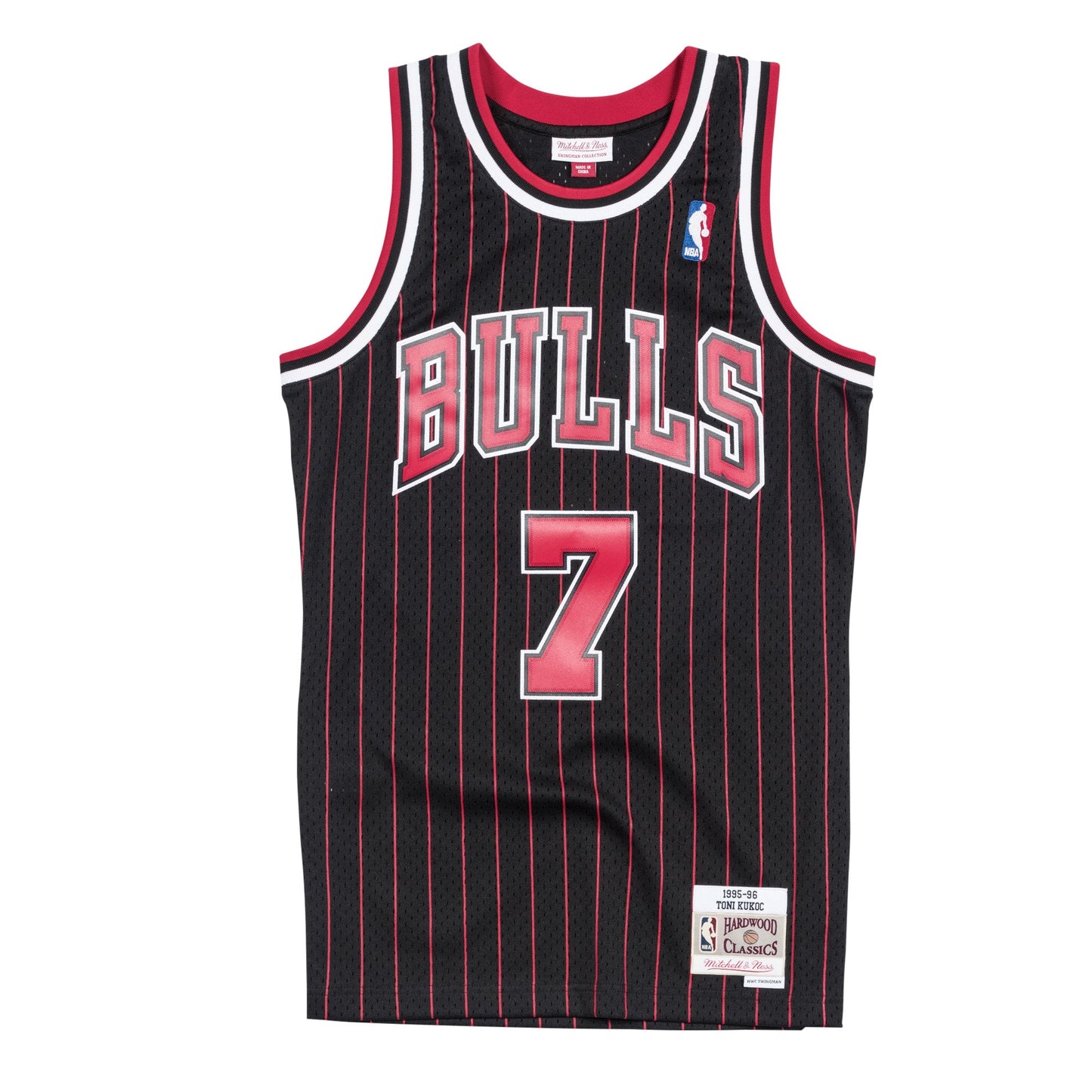Men's Mitchell & Ness NBA Swingman Jersey Bulls 95-96 Toni Kukoc