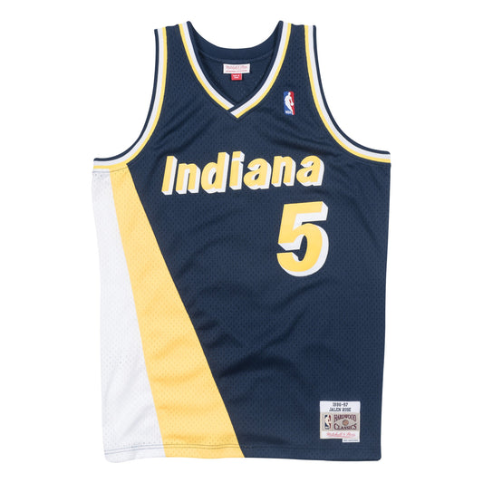 Men's Mitchell & Ness NBA Swingman Jersey Indiana Pacers 1996-97 Jalen Rose